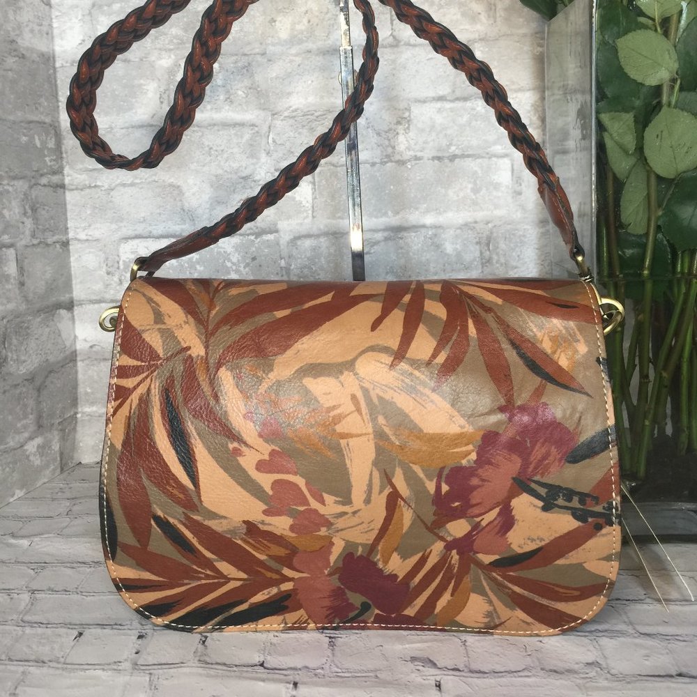 Patricia Nash shoulder bag Mondovi in Palm Leaves, NWT